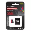 MicroSDXC-muistikortti ADATA 256 GB AUSDX256GUI3V30SHA2-RA1 UHS-I Class 10 V30 (luku 100 MB/s, kirjoitus 80 MB/s) SD-adapterilla
