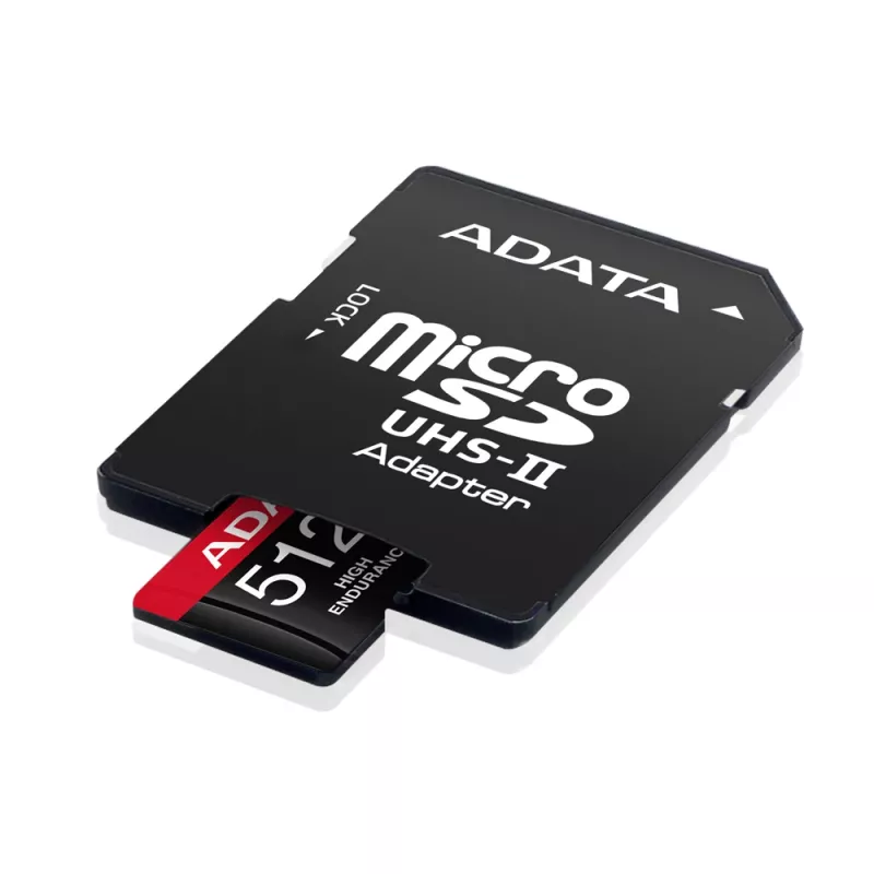 MicroSDXC-muistikortti ADATA 512GB UHS‑I U3 V30 Class 10 A2, 100/85 MB/s, vedenpitävä