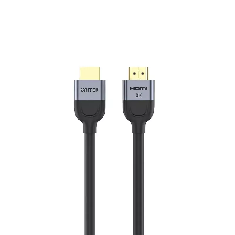 HDMI-kaapeli UNITEK C11086GY01-1,5M 1,5 m 48 Gbit/s ARC musta harmaa