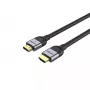 HDMI-kaapeli UNITEK C11086GY01-1,5M 1,5 m 48 Gbit/s ARC musta harmaa