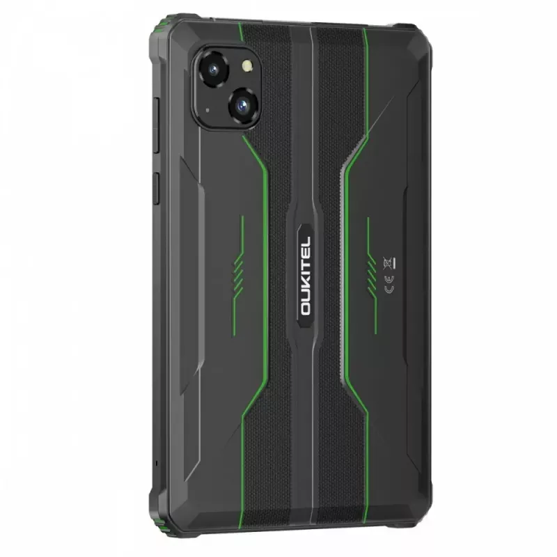 Oukitel RT3 Pro 4G 8 tuuman kestävä tabletti, 4 Gt RAM, 128 Gt, vihreä