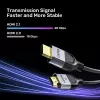 HDMI-kaapeli UNITEK C11086GY01-3M 3m 2.1 48 Gbit/s musta harmaa