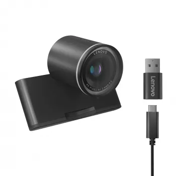 Lenovo 4XC1Q25246 verkkokamera 8 MP 1920 x 1080 pikseliä USB-C musta