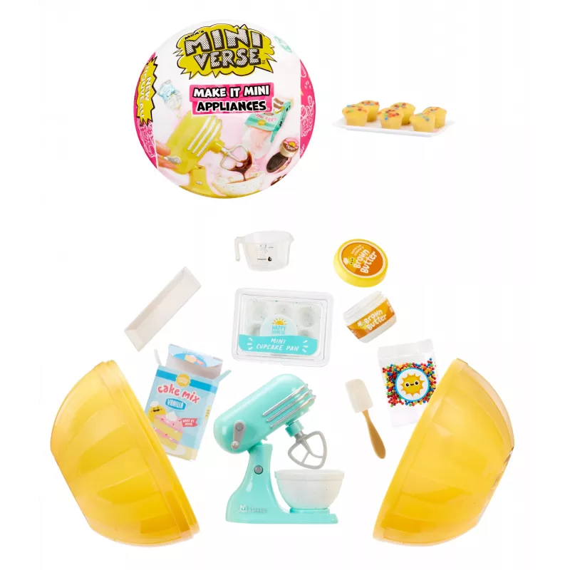 Miniverse MGA's - Make It Mini Appliances sarja 2 PDQ-pakkauksessa, 8 vuotta, monivärinen, muovi
