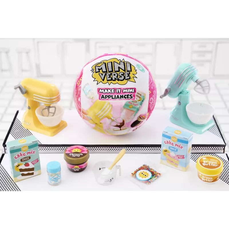 Miniverse MGA's - Make It Mini Appliances sarja 2 PDQ-pakkauksessa, 8 vuotta, monivärinen, muovi