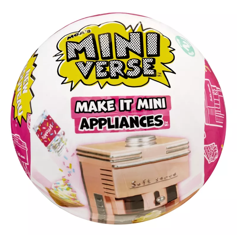 Miniverse MGA's - Make It Mini Appliances sarja 2 PDQ-pakkauksessa, 8 vuotta, monivärinen, muovi