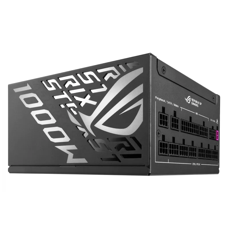 ASUS ROG STRIX-1000P-GAMING virtalähde 1000 W 20+4 Pin ATX ATX musta, hopea