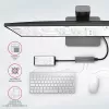 Axagon HMC-5G21 USB 10Gbps-keskitin, 2x USB-A, 2x USB-C, HDMI 4k/30Hz, PD 60W, USB-C-kaapeli
