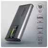Axagon EEM2-SD2 USB-C 10Gbps - M.2 NVMe & SATA SSD DISPLAY-kotelo