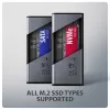 Axagon EEM2-SD2 USB-C 10Gbps - M.2 NVMe & SATA SSD DISPLAY-kotelo