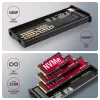 Axagon EEM2-SD2 USB-C 10Gbps - M.2 NVMe & SATA SSD DISPLAY-kotelo