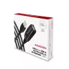 Axagon ADR-207 USB-jatkokaapeli 7,5 m USB 2.0 musta