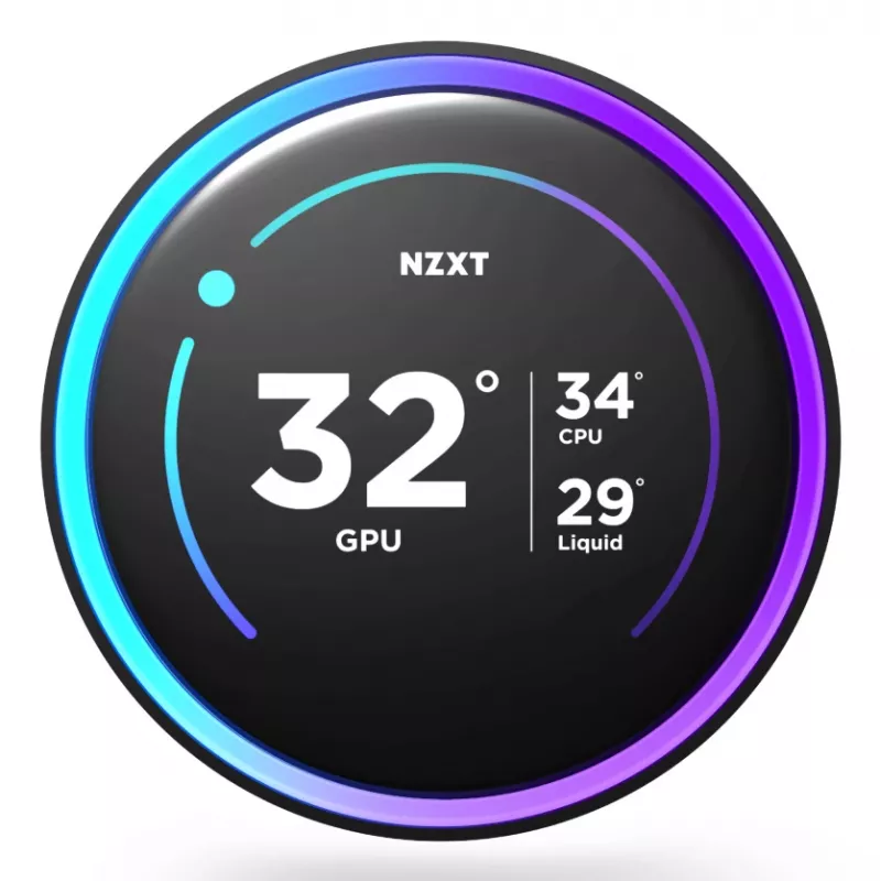 All-in-One-nestemäinen jäähdytin NZXT Kraken Elite 360 12 cm musta