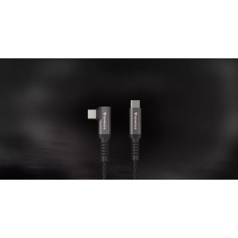 GENESIS NVC-2218 USB-kaapeli USB 3.2 Gen 2 (3.1 Gen 2) 3 m USB C musta, harmaa