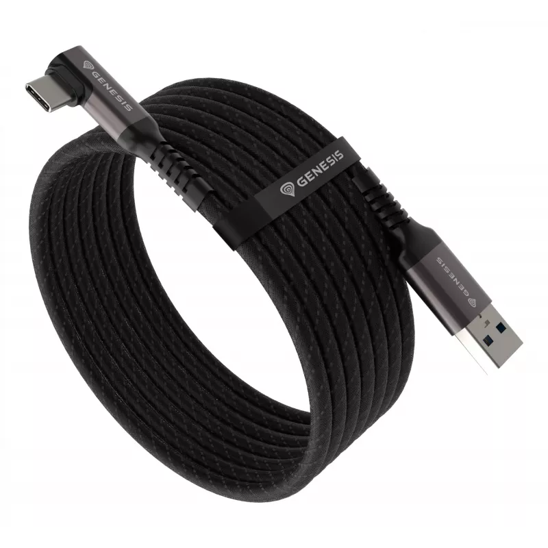 GENESIS NVC-2220 USB-kaapeli USB 3.2 Gen 1 (3.1 Gen 1) 3 m USB A USB C musta, harmaa