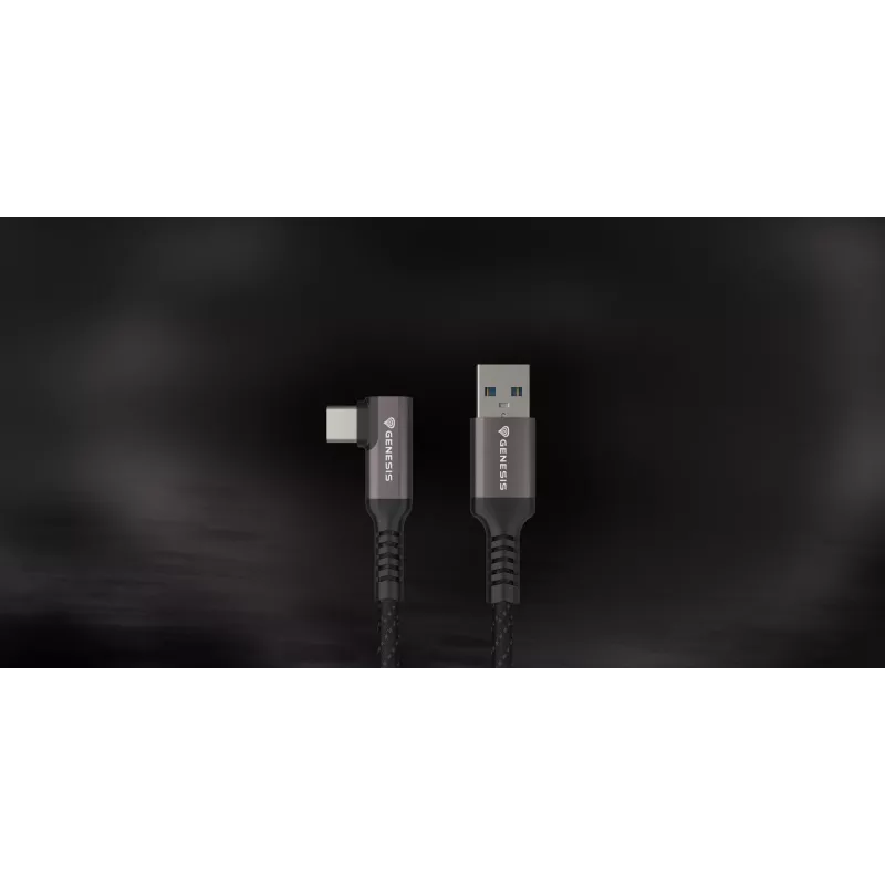 GENESIS NVC-2221 USB-kaapeli USB 3.2 Gen 1 (3.1 Gen 1) 5 m USB A USB C musta, harmaa