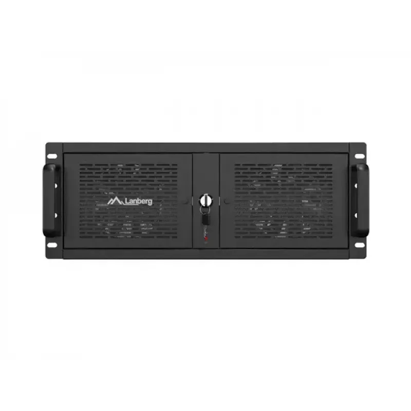 Rack-kotelo Lanberg SC01-5204-12B 4U musta 5 tuuletinta