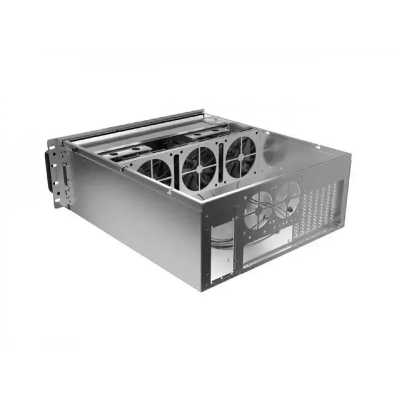 Rack-kotelo Lanberg SC01-5204-12B 4U musta 5 tuuletinta