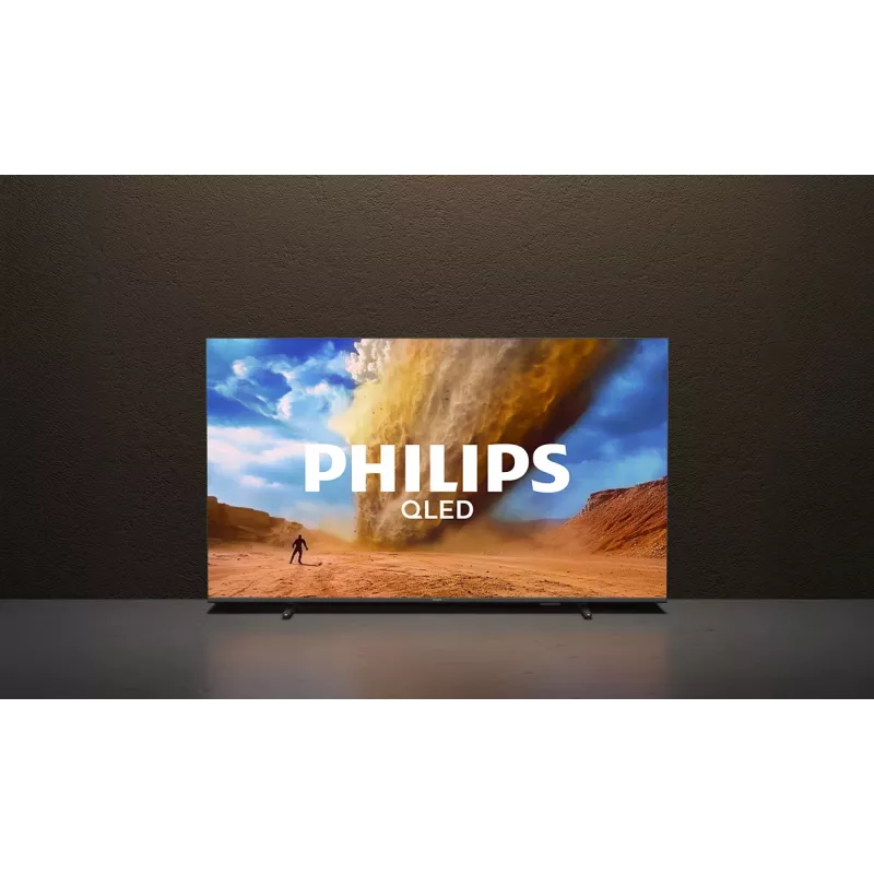 Philips 65PUS7810/12 65 tuuman (165,1 cm) QLED 4K Ultra HD älytelevisio, 3840x2160, Titan OS, 60 Hz, HDR10+, Dolby Atmos, Wi-Fi, Bluetooth, musta