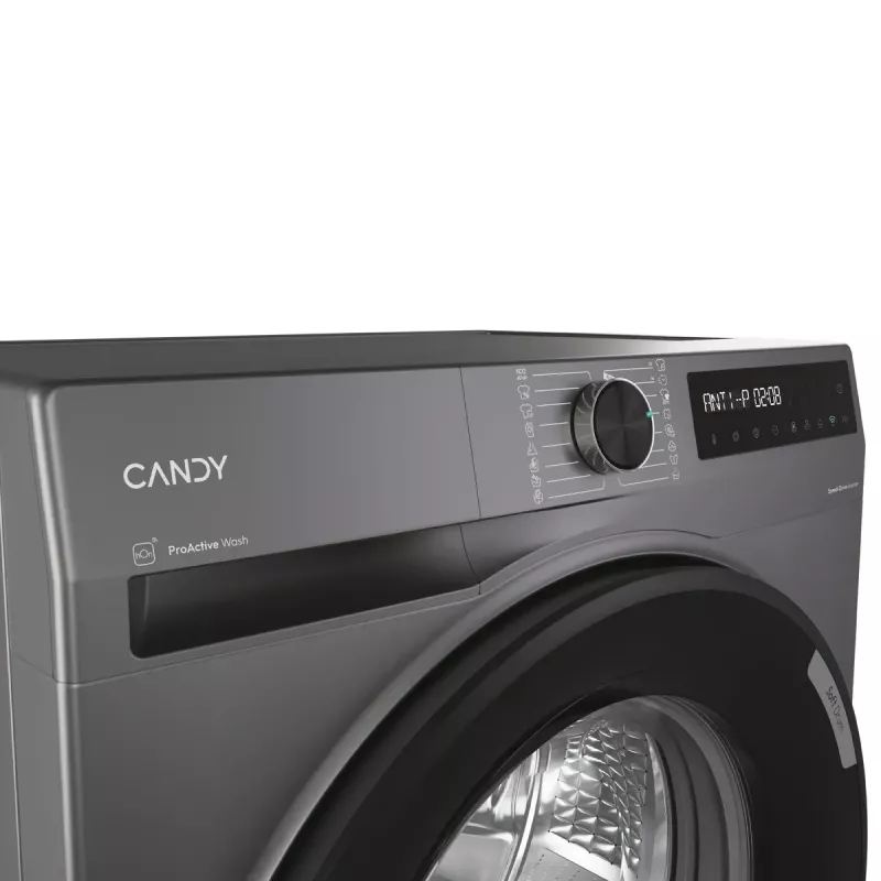 Candy BR 47SBL8G-S pyykinpesukone edestä täytettävä 7 kg 1400 kierr./min harmaa