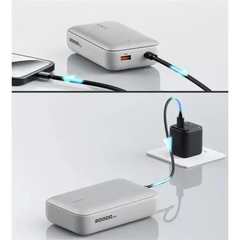 Kannettava varavirtalähde PB-Y57 Frozen White 2000mAh