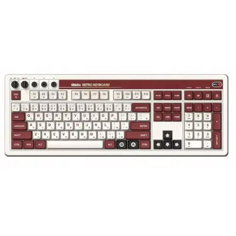 Mekaaninen näppäimistö 8Bitdo RET00493 RGB-taustavalo kompakti