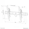 Neomounts WL35S-850BL18 TV-seinäteline 43-86