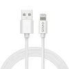 USB-kaapeli Savio CL-192 1m USB A USB 2.0 valkoinen