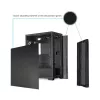 Chieftec AS-02B-OP tietokonekotelo Midi Tower musta