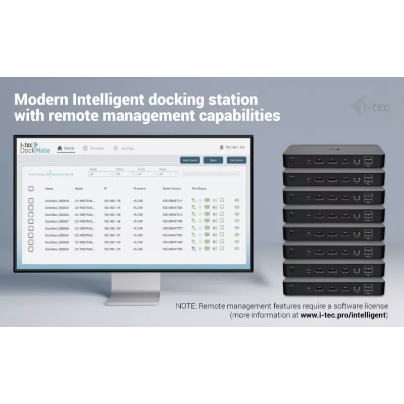 I-tec USB-C Intelligent Triple Display -telakointiasema + Power Delivery 100W
