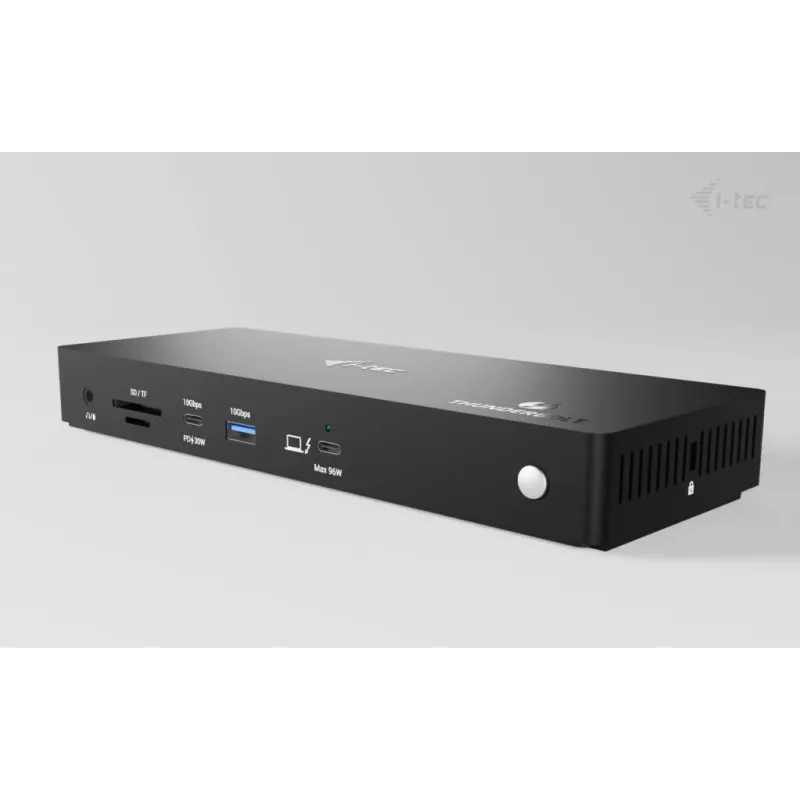 i-tec Thunderbolt4 Triple Display -telakointiasema + Power Delivery 96W