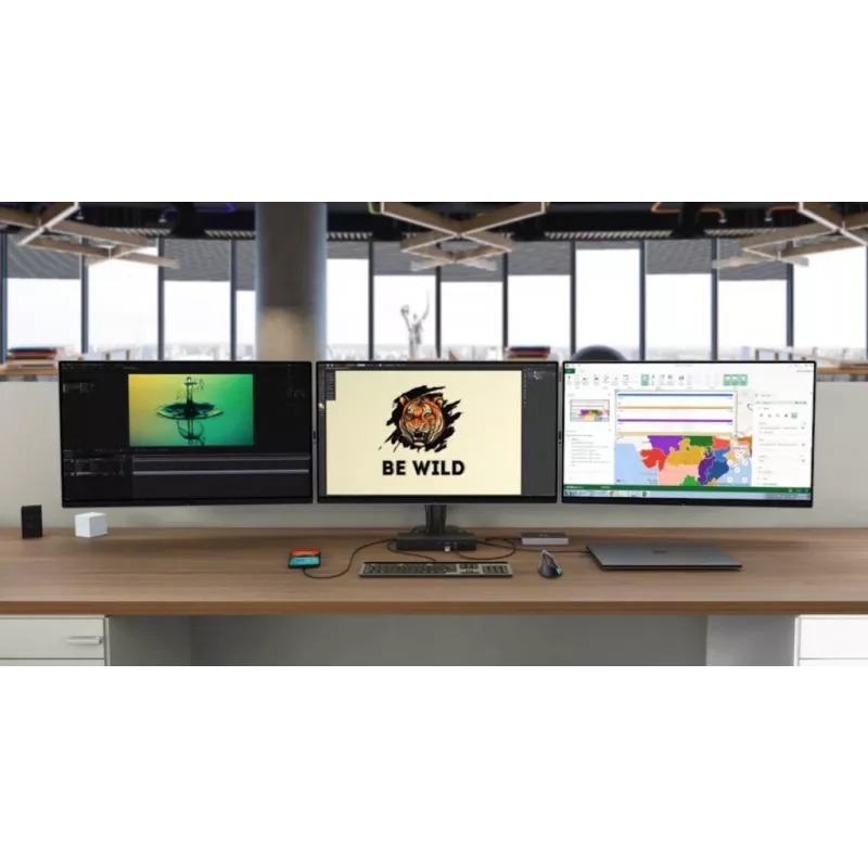 i-tec Thunderbolt4 Triple Display -telakointiasema + Power Delivery 96W
