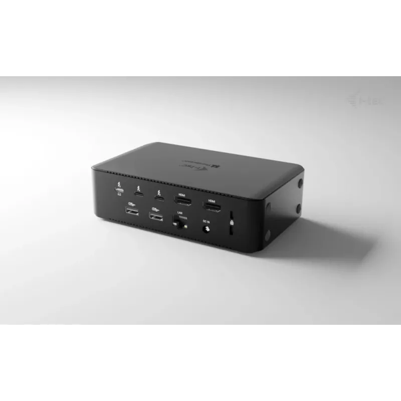 i-tec Thunderbolt5 Quattro Display -telakointiasema, 5x USB, 2,5 GLAN + Power Delivery 140W