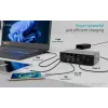 i-tec Thunderbolt5 Quattro Display -telakointiasema, 5x USB, 2,5 GLAN + Power Delivery 140W