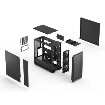 PC-kotelo Fractal Design Epoch musta Solid Midi Tower musta