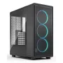 PC-kotelo Fractal Design Epoch musta TG RGB Light Tint Midi Tower musta