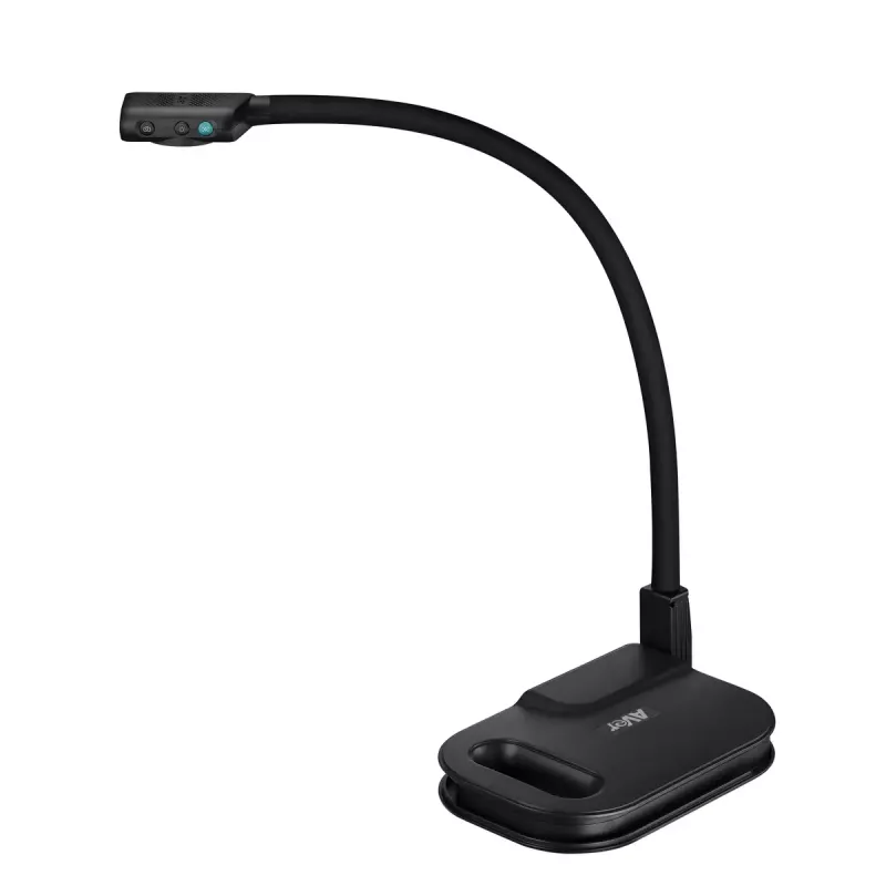 AVer AVerVision U50+ dokumenttikamera, 8 MP CMOS, 1080p, 60 fps, 16x digitaalinen zoom, USB 2.0, musta
