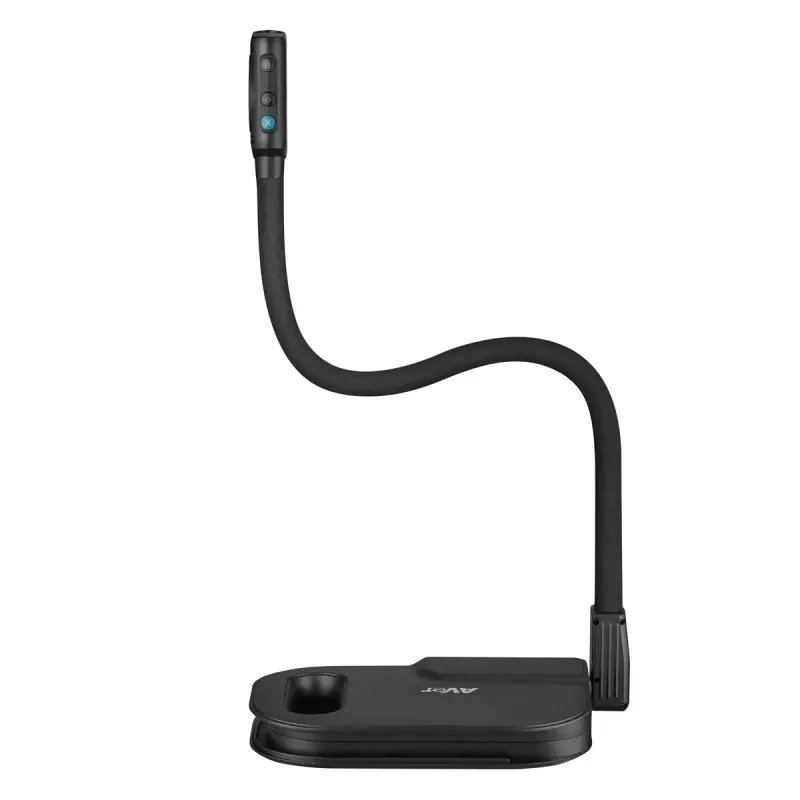 AVer AVerVision U50+ dokumenttikamera, 8 MP CMOS, 1080p, 60 fps, 16x digitaalinen zoom, USB 2.0, musta