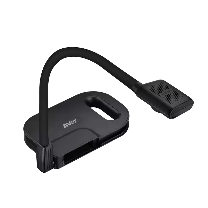 AVer AVerVision U50+ dokumenttikamera, 8 MP CMOS, 1080p, 60 fps, 16x digitaalinen zoom, USB 2.0, musta