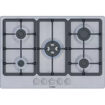 Bosch Serie 4 PGQ7B5K90 liesi ruostumaton teräs kalusteisiin 75 cm kaasu 5 vyöhykettä