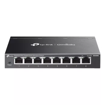 TP-Link Omada ES208G verkkokytkin Managed L2 Gigabit Ethernet (10/100/1000) musta