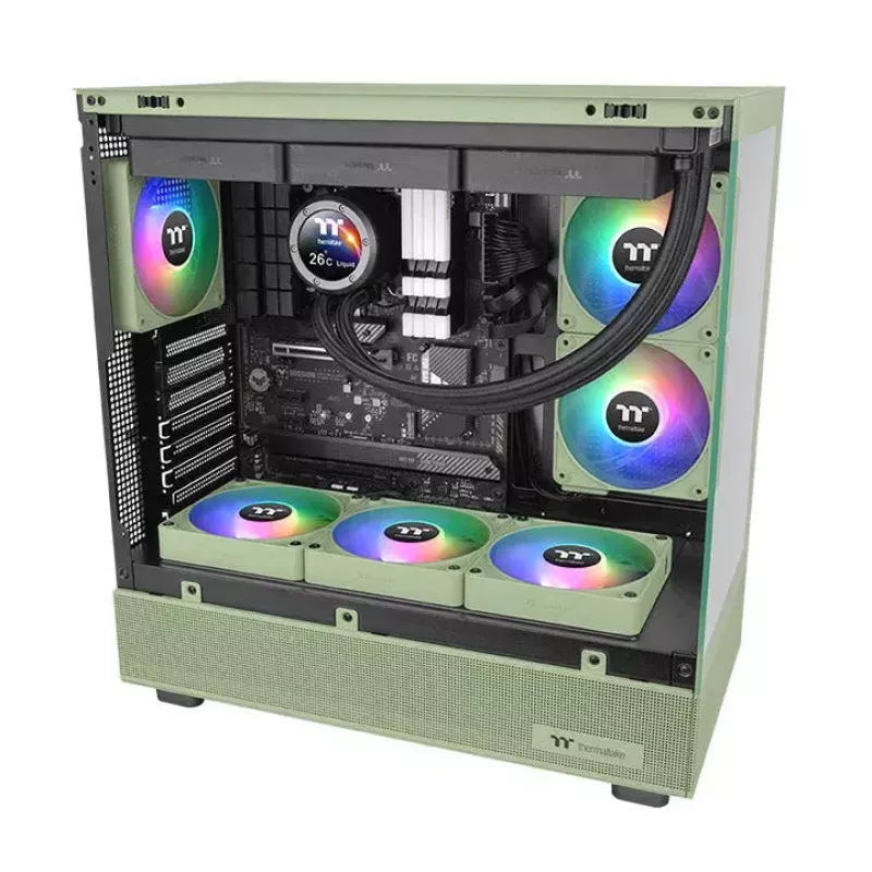 Tuuletin Thermaltake CT120 EX ARGB Sync Matcha Green 12cm 68cfm hydraulinen