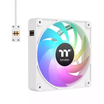 Tuuletin Thermaltake CT140 EX ARGB Sync PC-jäähdytystuuletin valkoinen (3 kpl:n pakkaus)