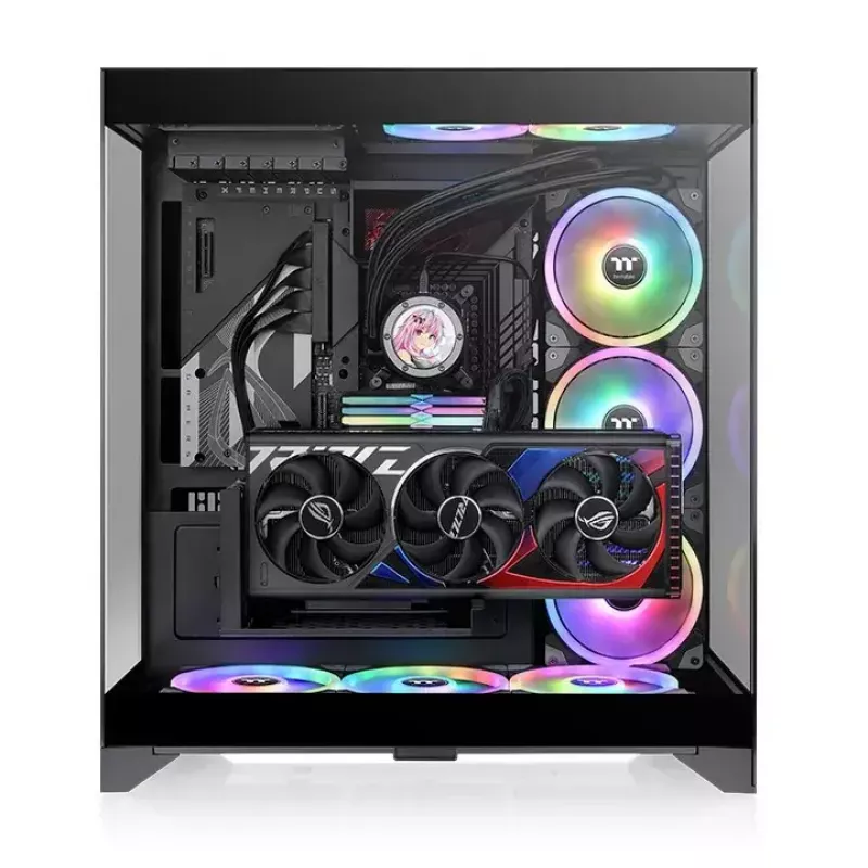 PC-kotelo Thermaltake CTE E550 TG Midi Tower musta