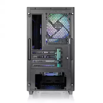PC-kotelo Thermaltake Versa H16 TG ARGB Micro Tower musta