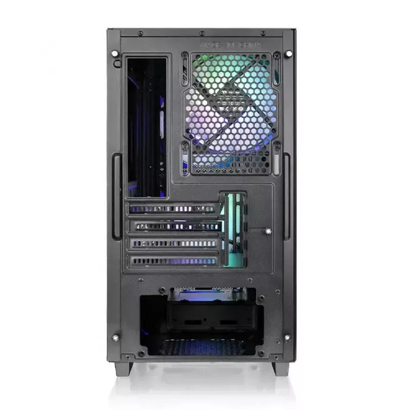 PC-kotelo Thermaltake Versa H16 TG ARGB Micro Tower musta