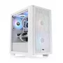 PC-kotelo Thermaltake Versa H16 TG ARGB Micro Tower valkoinen