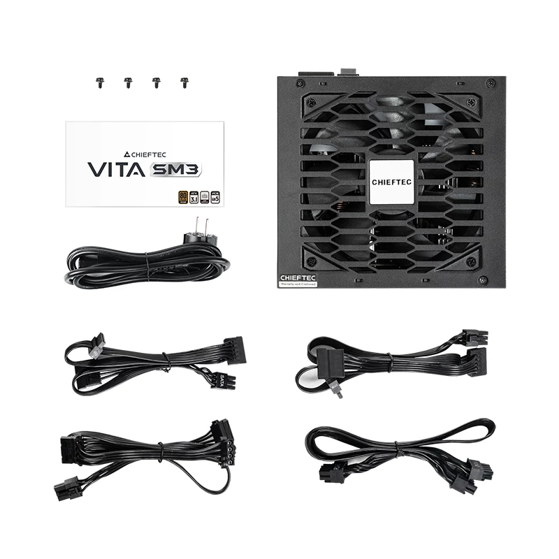 Chieftec Vita BPX-850-C virtalähde 850 W 20+4 Pin ATX ATX musta