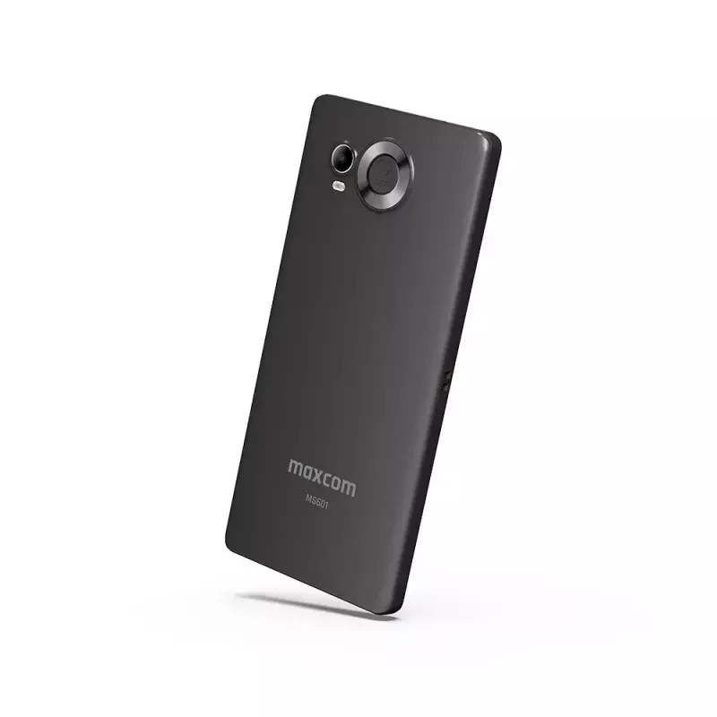 MAXCOM MS601 4G älypuhelin seniorille, 6 tuumaa, 4GB/64GB, Android 14, musta