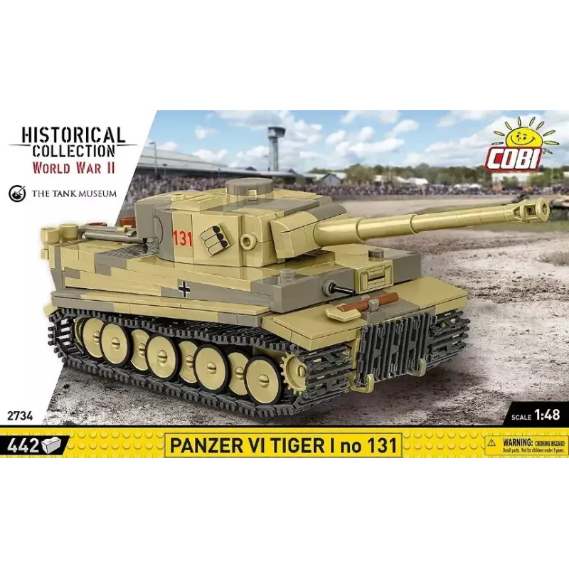 Palikkasarja Cobi panssarivaunu VI Tiger I 442 osaa malli COIB-2734